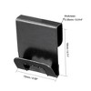 Unique Bargains S-shaped Metal Wall Mount Album Picture Hanging Clips Black 0.71" x 0.59" x 0.014" 200 Pcs - 3 of 4