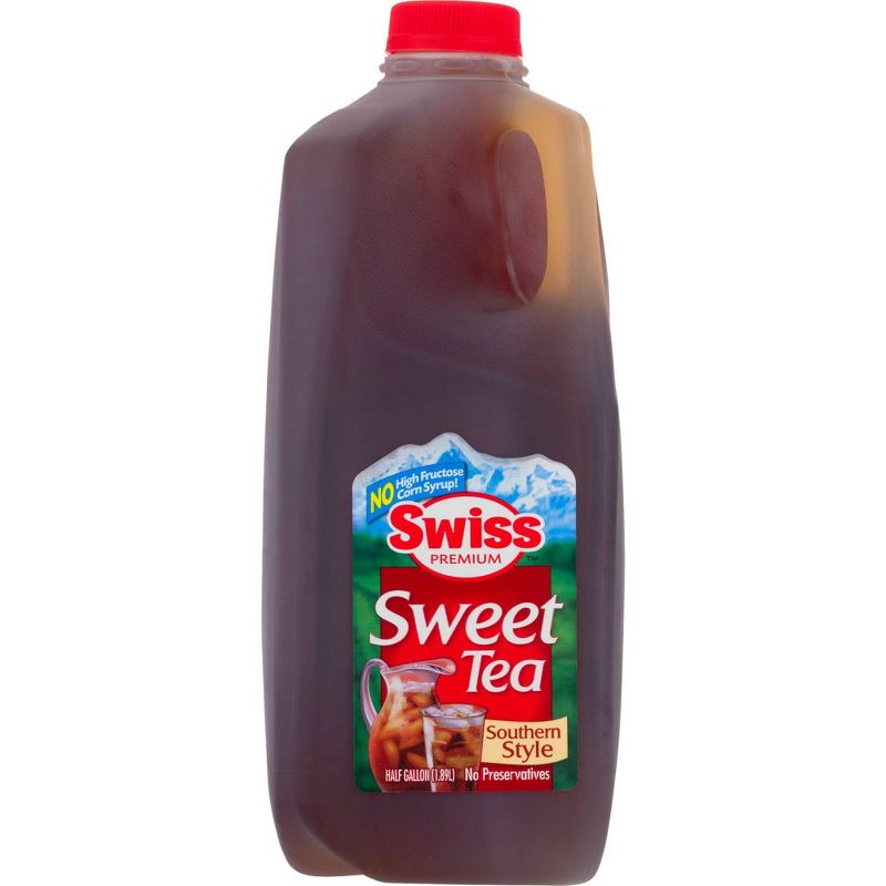 Swiss Sweetened Raspberry Iced Tea - 0.5gal (64 fl oz), 1 of 6