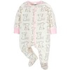 Gerber Baby Girls 4 Pack Sleep 'N Play Footie - 4-Pack - 3 of 4