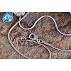Anna-Kaci Crystal Light Sapphire Abstract Sprout Pendant Necklace - 4 of 4