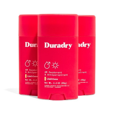 Duradry Deodorant & Antiperspirant - Prescription Strength Deodorant for Hyperhidrosis, Antiperspirant for Women & Men