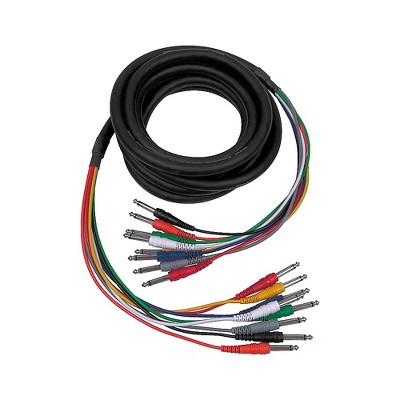 Hosa CPP-802 1/4"-1/4" 8-Channel Recording Snake