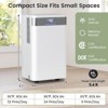 Costway 32 Pints Dehumidifier Portable Dehumidifier with 3-Color Indicator 2000 Sq.Ft Coverage Area - 3 of 4