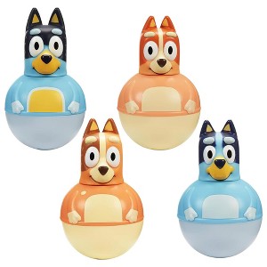Characters Unlimited Weebles Wobble Bluey Family Figure Four Pack - 1 of 4