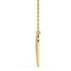 Pompeii3 1Ct Heart shape Natural Diamond Pave Pendant in White or Yellow Gold Necklace - 3 of 4