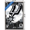 Trends International NBA San Antonio Spurs - Maximalist Logo 23 Framed Wall Poster Prints - 3 of 4