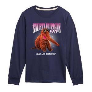 Boys' - Sesame Street - Snuffleupagus Bootleg -Toddler and Youth Long Sleeve T-Shirt Long Sleeve Graphic T-Shirt - 1 of 3