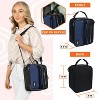 OPUX Insulated Lunch Box Men Women Adult, Compact Soft Cooler Bag Kids Boys Girls, Leakproof Small Pail Work School - 2 of 4