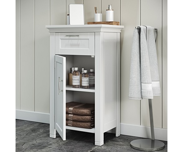 RiverRidge&#174; Somerset Collection Single Door Floor Cabinet - White