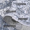 Area Rugs - Machine Washable, Low Pile, Non Slip Carpet, Boho Floral Area Rug for Living Room, Bedroom, Laundry Room, Kitchen - 3 of 4