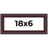 PosterPalooza | Panoramic Linear Brown Picture Frame - UV Acrylic, Foam Board Backing, Hanging Hardware - 2 of 4