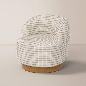 Swivel Chair with Plinth - Hearth & Hand™ with Magnolia - 1 of 4