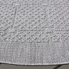 Milos MLO112 Power Loomed Indoor/Outdoor Area Rug - Grey - 6'7"x6'7" - Safavieh - 4 of 4