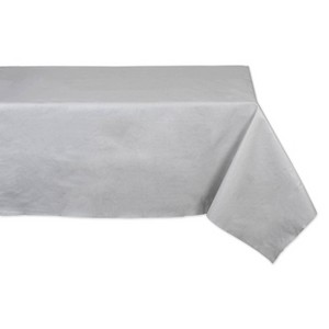 Design Imports  Waterproof & Spill Proof Tabletop Protection Durable, Indoor/Outdoor, Table Pad, 52X108", White - 1 of 4