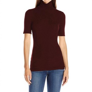 Women's Cleo Turtleneck Viscose Top Shirt - three dots - 1 of 1