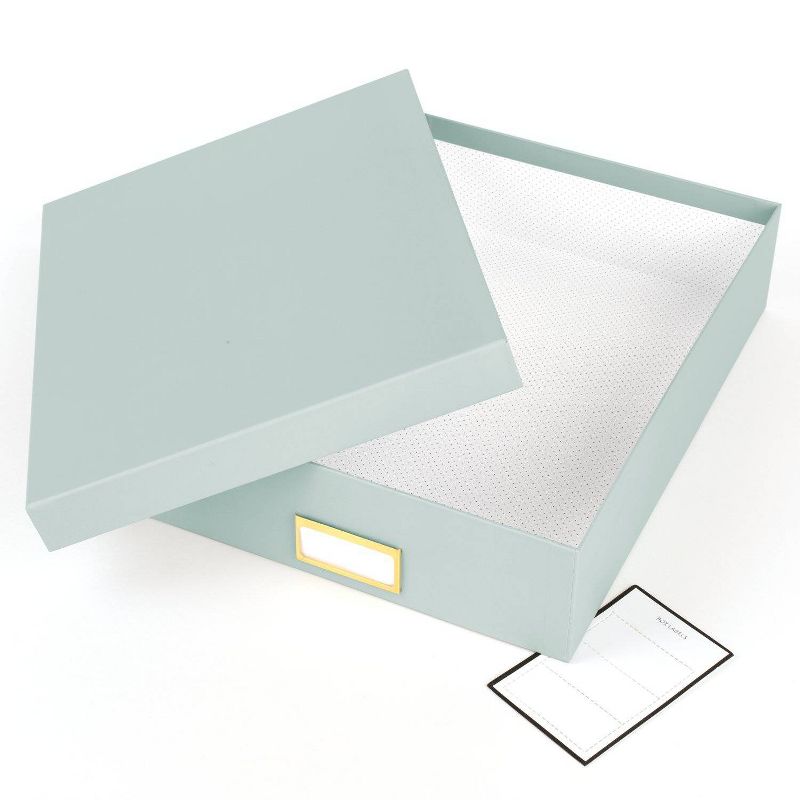 Sugar Paper Essentials Paper File Box Green, 2 of 5