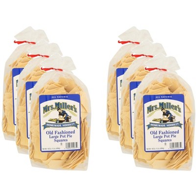 Mrs. Miller’s Pasta Large Pot Pie Squares - Case of 6 - 16 oz