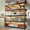 REIBII 48" W Garage Shelving Heavy Duty Storage Shelves 5 Tier Heavy Duty Shelving 3020LBS Adjustable Metal Shelves - 3 of 3