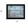 HomeRoots Coastal Porch Black Framed Print Wall Art - 3 of 4