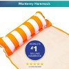 Aqua Leisure 4-in-1 Monterey Hammock Water Floats and Inflatables - Orange - 4 of 4