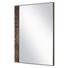 Uttermost Hanover Mirror with Brown Marble Slab and Golden Bronze Frame - 4 of 4
