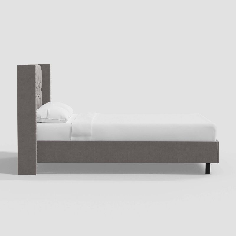Louis Wingback Platform Bed in Luxe Velvet - Threshold™, 4 of 6