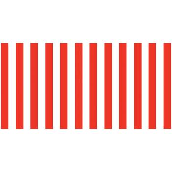 Fadeless Bulletin Board Art Paper, Classic Stripes - Red & White, 48" x 50', 1 Roll