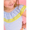 RuffleButts Girls UPF50+ Ric Rac Ruffle Tankini - 3 of 4