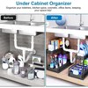 LunaLulinlk Under Sink Organizer, L-Shaped Sliding Cabinet Organizer - 2 of 4