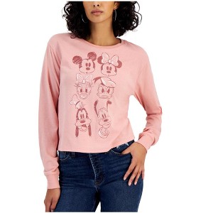 Hybrid Womens Mickey Friends Graphic T-Shirt, Pink, Medium - 1 of 1