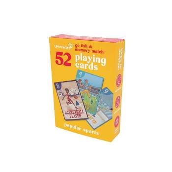 Upbounders by Little Likes Kids Go Fish! Sports Matching Card Game