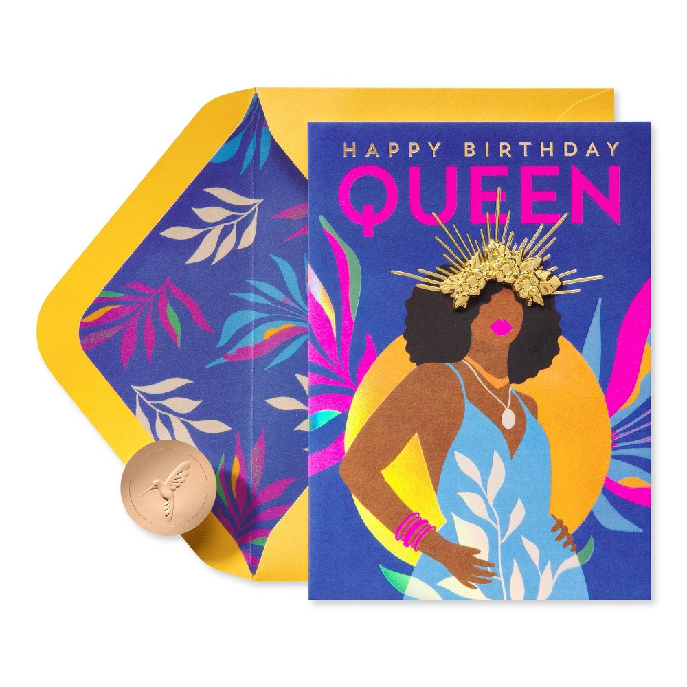 Photos - Envelope / Postcard Birthday Card for Her Illustrated by Jordana Alves Araujo 'Own This Day' 