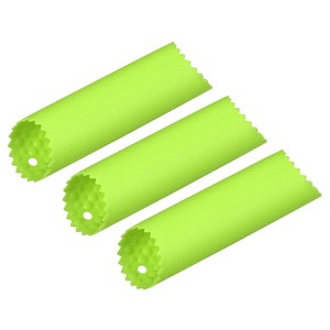 Unique Bargains Kitchen Lightweight Silicone Non-Slip Vegetable Skin Remover Garlic Peeler 3 Pcs - 1 of 4