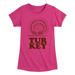 Girls' - Peanuts - Woodstock Turkey Fitted Short Sleeve Graphic T-Shirt - 1 of 4