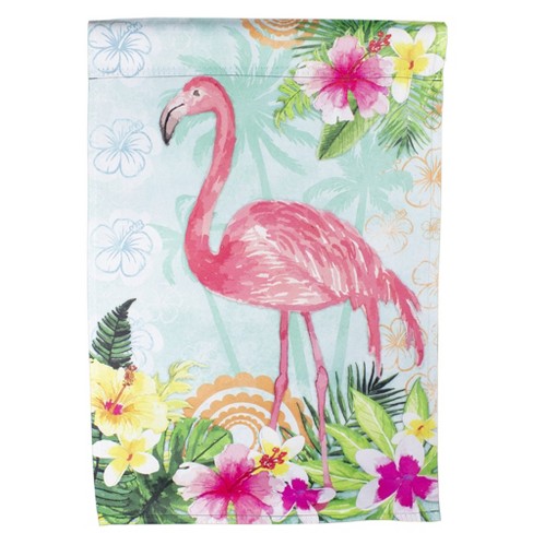 Northlight Tropical Flamingo Spring Outdoor Garden Flag 18