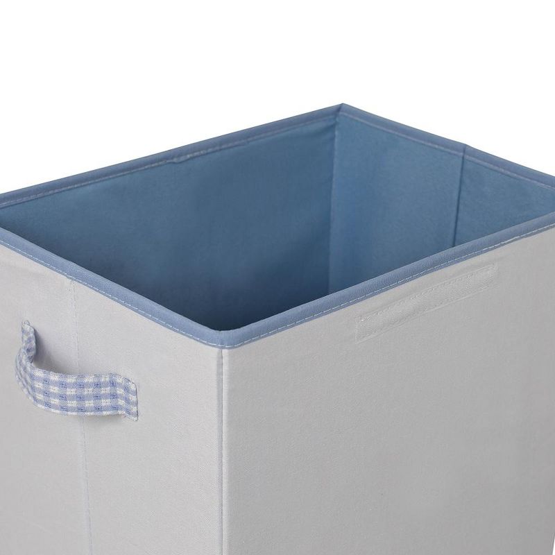 BirdRock Home Baby Clothes Hamper with Lid - Blue, 4 of 8