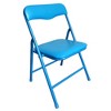 Plastic Development Group CH0020 Easy Cleanup 5 Piece Colorful Portable Kids Foldable Activity Table and Chair Set, Multicolor - 3 of 4