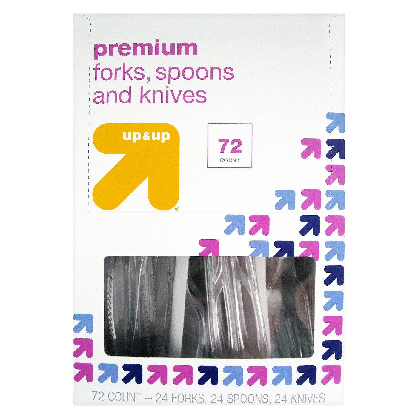Premium Plastic Forks Spoons and Knives - 72ct - Up&Upâ?¢ - image 1 of 1