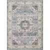Acekool Vintage Floral Rug - Washable 6x9 Boho Carpet with Non-Slip Back - 3 of 4