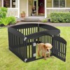 TUYOHW 4/6-panel Portable Dog Playpen for Indoor & Outdoor Use,Folding Pet Fence with Lockable Door for Small & Medium Dogs - 2 of 4