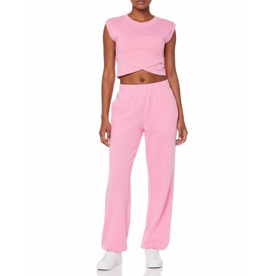 Woman 2-Piece Sleeveless High Rise Pants Set – Solid Viscose Stretch Cherie Code