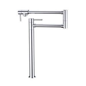 Yukimo Pot Filler Faucet with Extension Shank, Wall Mount Kitchen Faucet with 360° Swivel Arm and Dual Handles - 1 of 4