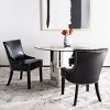 Lotus Kd 19" H Dining Chair With Nail Head Trim (Set of 2) - MCR4700 - Safavieh Couture - 4 of 4
