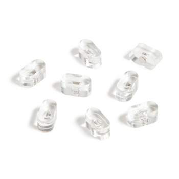 U Brands 8ct Acrylic Oval Magnets Clear
