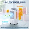 SKONYON 3-IN-1 Evaporative Air Cooler, Portable Fan/Humidifier/Cooling with Ice Box - 2 of 3