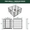 FXW Homeplus Indoor Dog Playpen - Stress-Free and Safe Play,Panels for Puppy and Small Dogs, Black│Patented - 2 of 4