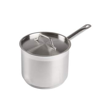 Winco Sauce Pan with Cover, Stainless Steel