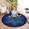 Toyzone World Purple Round Natural Rubber Yoga Mat - 2 of 3