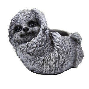 Home & Garden 4.75" Mini Sloth Pudgy Planter Garden Porch Patio Roman, Inc  -  Planters - 1 of 3