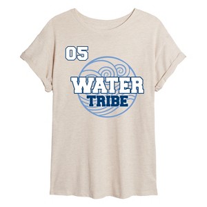 Women's - Avatar - Water Tribe Jersey Oversized Graphic T-Shirt - 1 of 4
